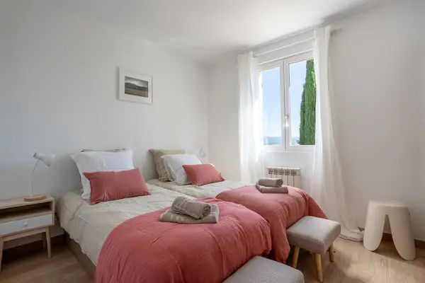 Chambre @ La Note bleue en Luberon