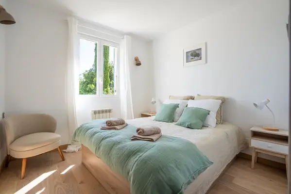 Chambre @ La Note bleue en Luberon