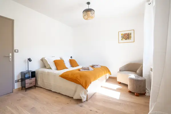 Chambre @ La Note bleue en Luberon