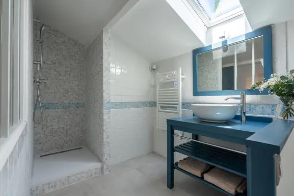 Salle de bain @ La Note bleue en Luberon