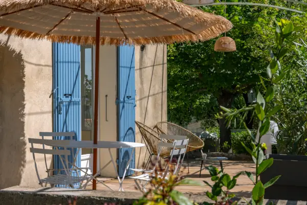 Terrasse @ La Note bleue en Luberon