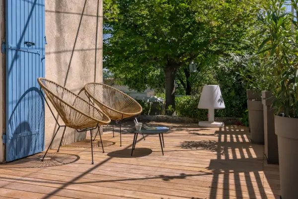 Terrasse @ La Note bleue en Luberon