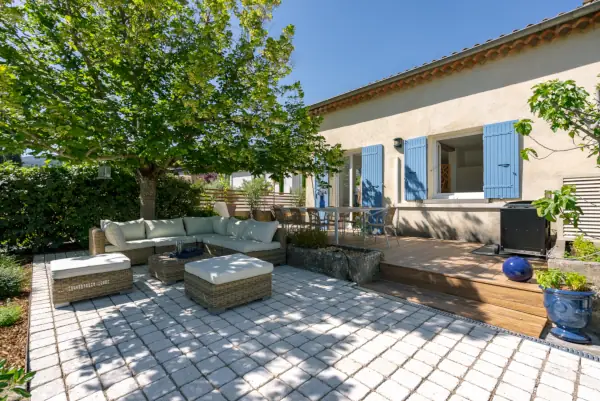 Terrasse @ La Note bleue en Luberon