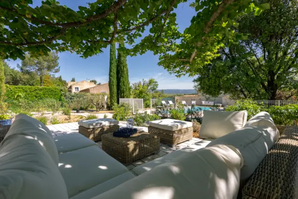Terrasse @ La Note bleue en Luberon