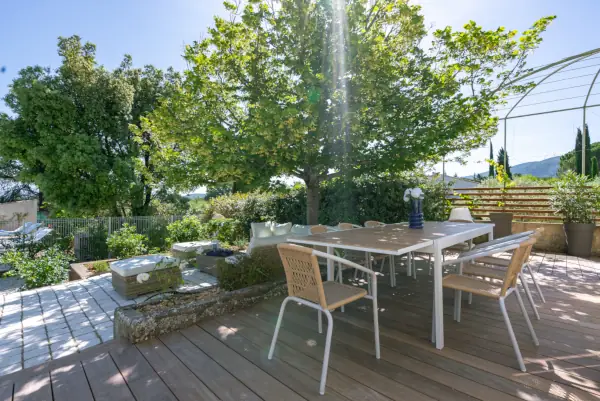 Terrasse @ La Note bleue en Luberon